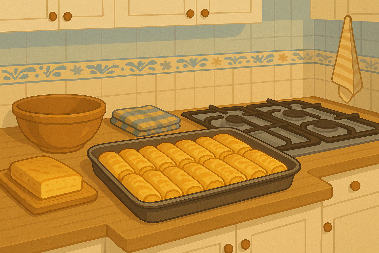 Baked Cheese Palachinke / (Nalysnyky)