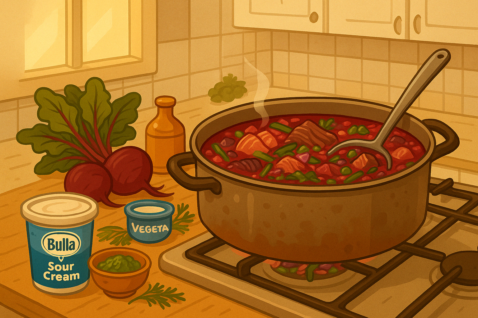 Summer Borsch (Galicia Style)